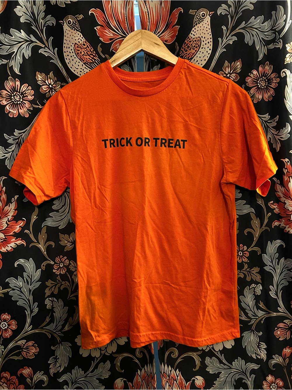 Trick or Treat Orange Graphic Tee - kids XXL